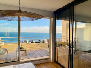 Azur 2 vue sublime clim, parking, terrasse, Wifi